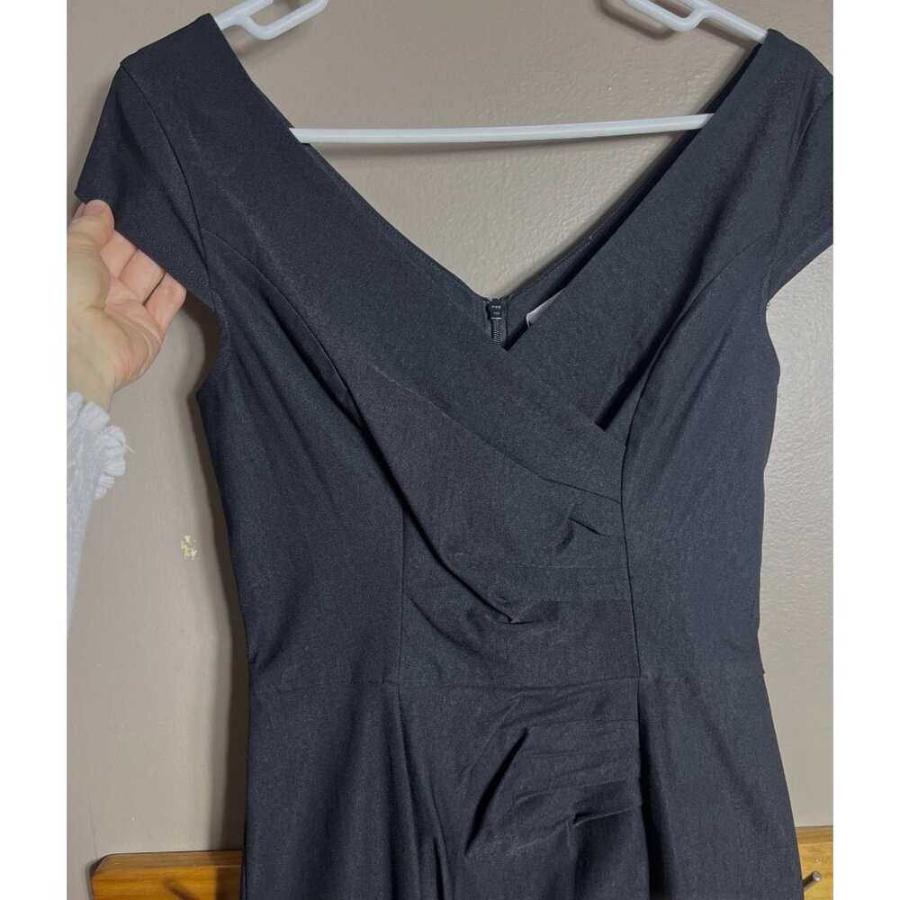 NWT Muxxn Boutique Pencil Dress Midi Cocktail Bodycon Bombshell Elegant Womens S - Picture 4 of 12
